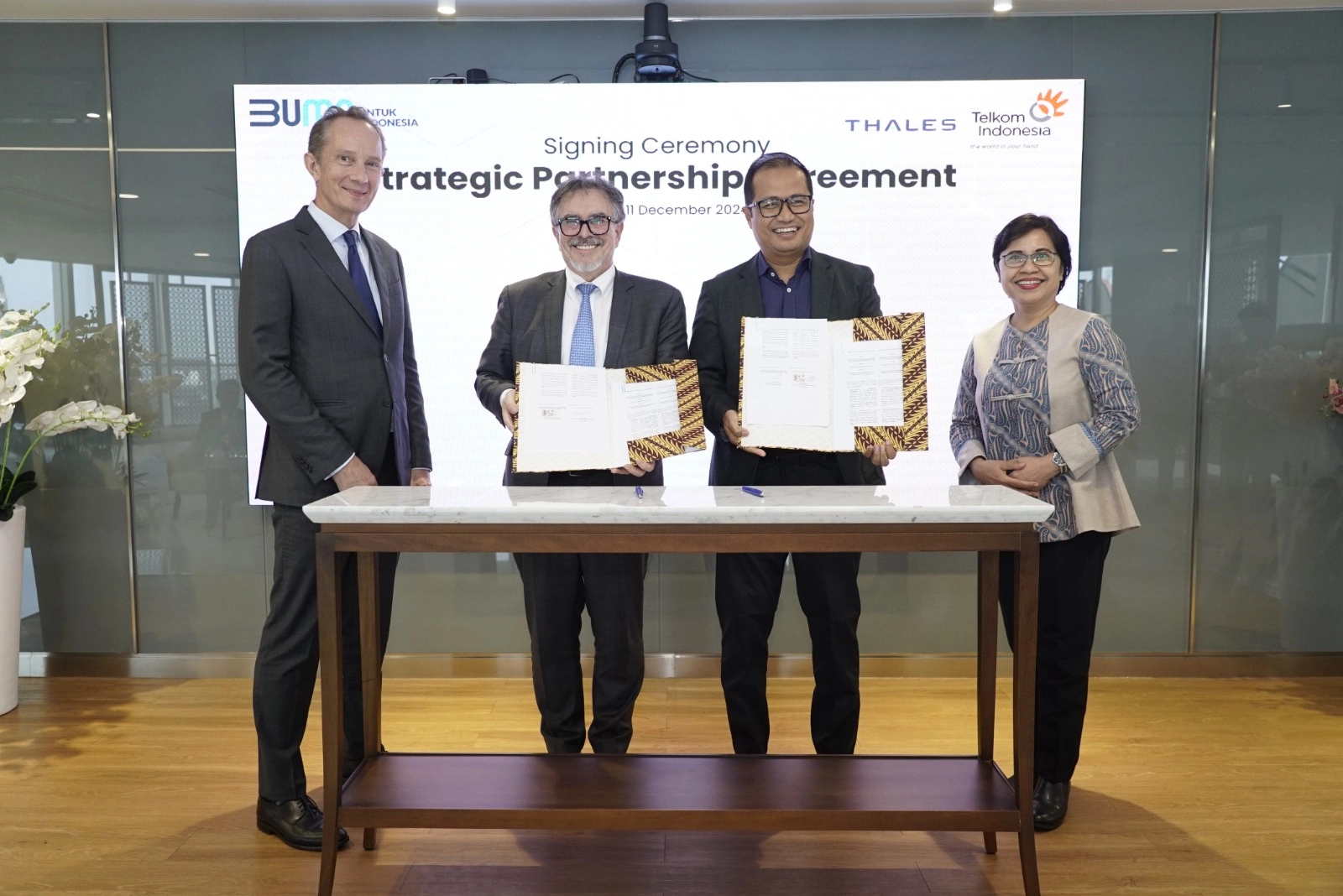 Telkom Jalin Kemitraan Strategis dengan Thales